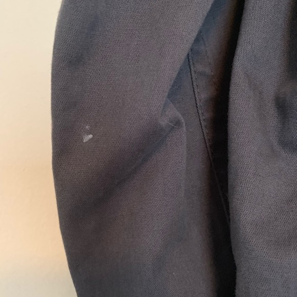 Gap Grey Washed Twill One Button Blazer Jacket Women's Size  6 - Picture 7 of 7